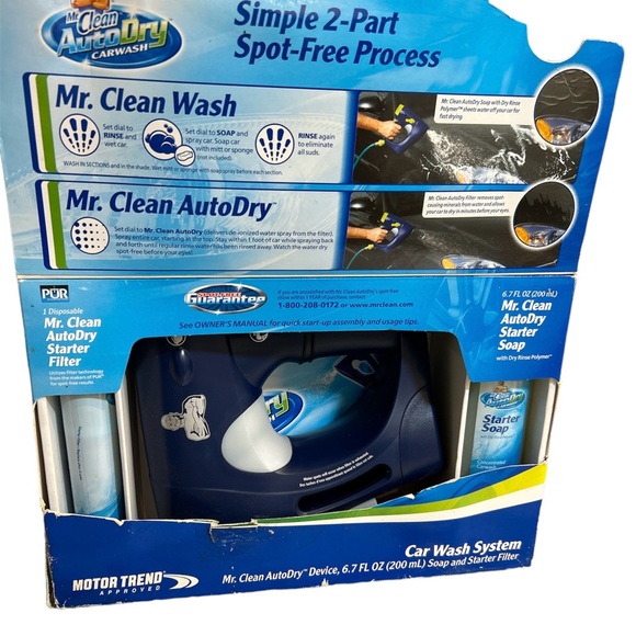 NEW - Mr. Clean Auto Dry Carwash System & Refill Soap - Picture 3 of 8